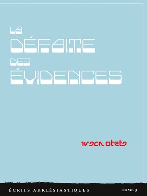 cover image of La défaite des évidences
